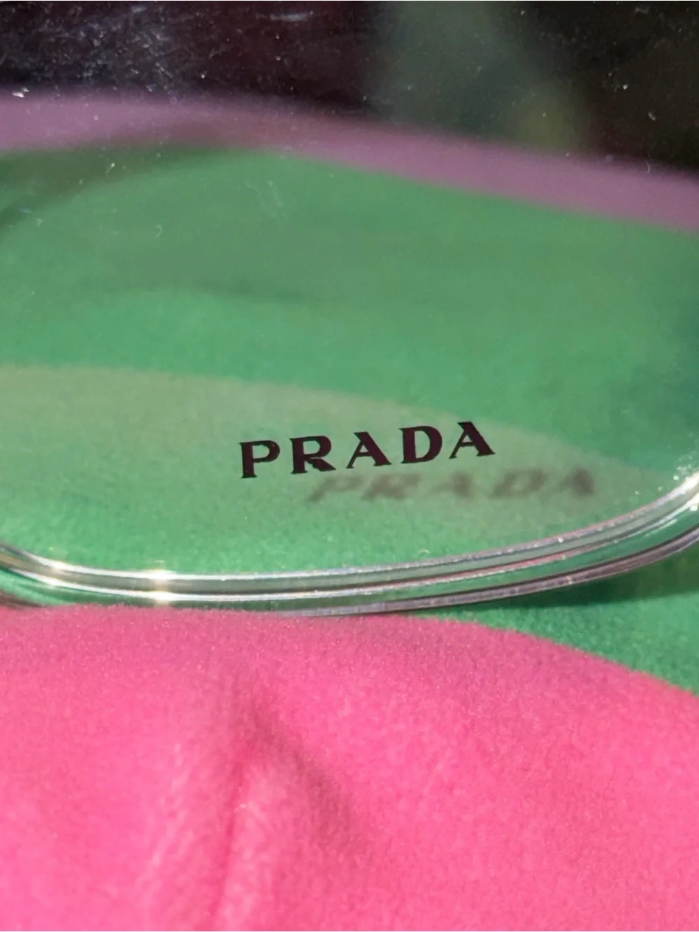 Prada PR 16MV U431O1 57/16 Clear Gray Frames
